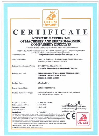 Vibrating sieve CE Vibrating sieve CE